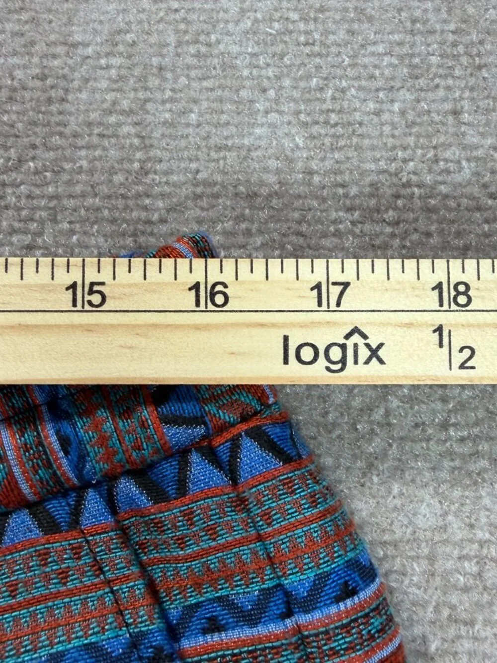 J.Crew Tribal Geometric Jacquard Shorts Blue Orange Size 10